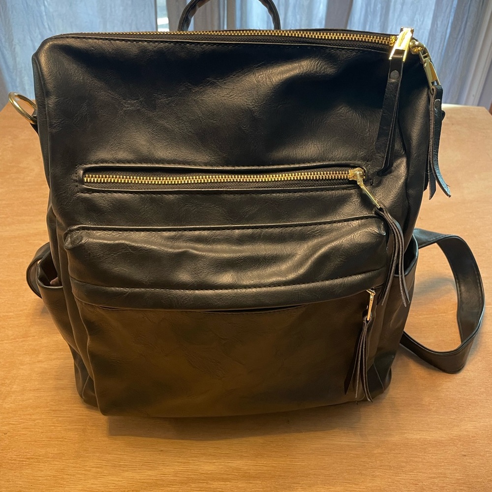 Elegant Black Women's Backpack